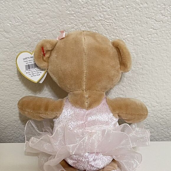 TY Beanie Baby PIROUETTE the Ballerina Bear Retired w/ Tag - Picture 10 of 11
